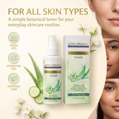 LEÓN Organic Toner | Aloe Vera & Cucumber Face Toner