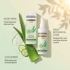 LEÓN Organic Toner | Aloe Vera & Cucumber Face Toner